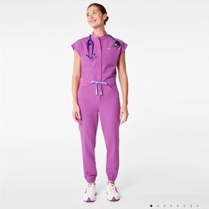 Figs Vibrant Purple Jumpsuit